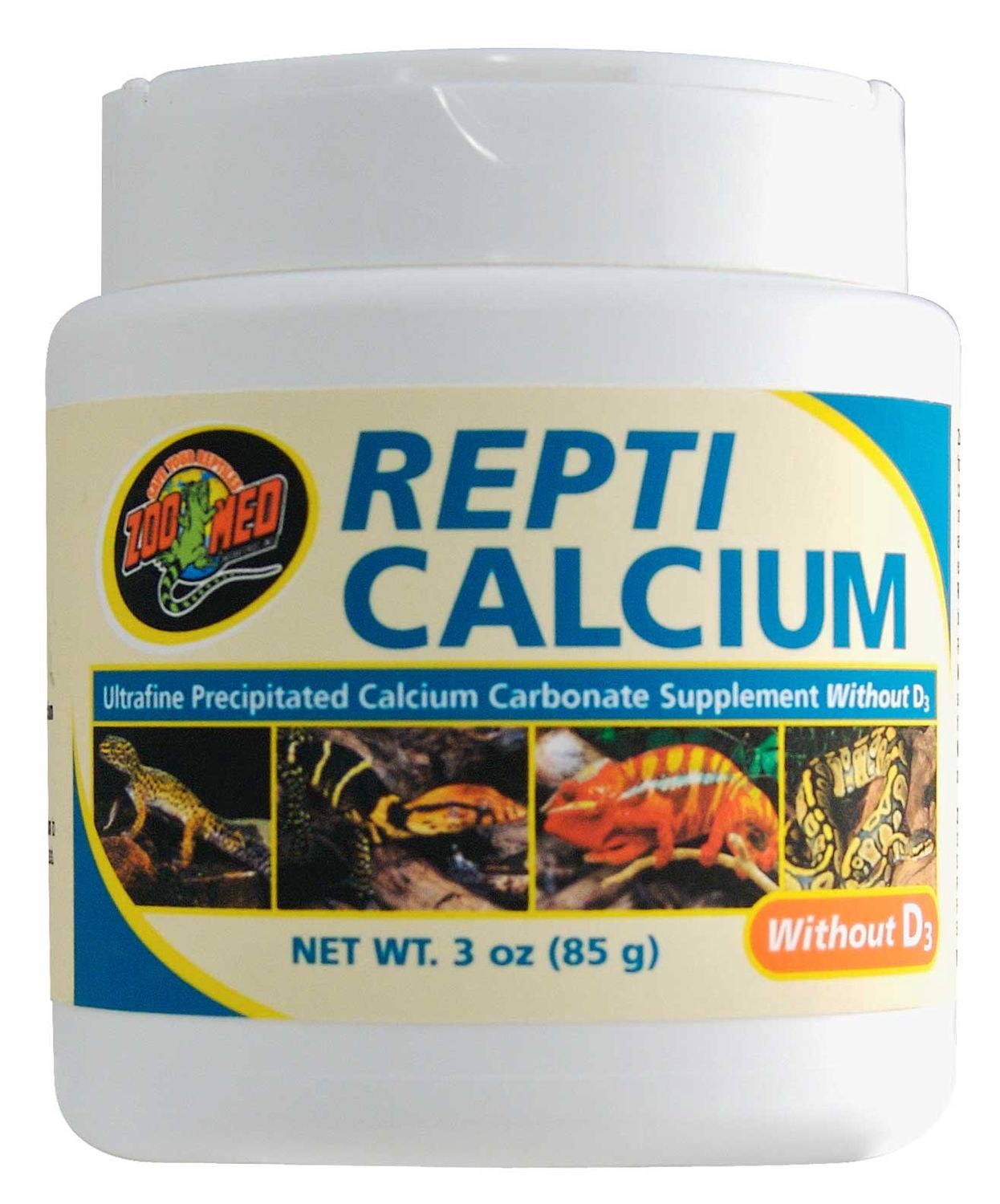 Zoo Med Repti Calcium without D3, Size: 3oz