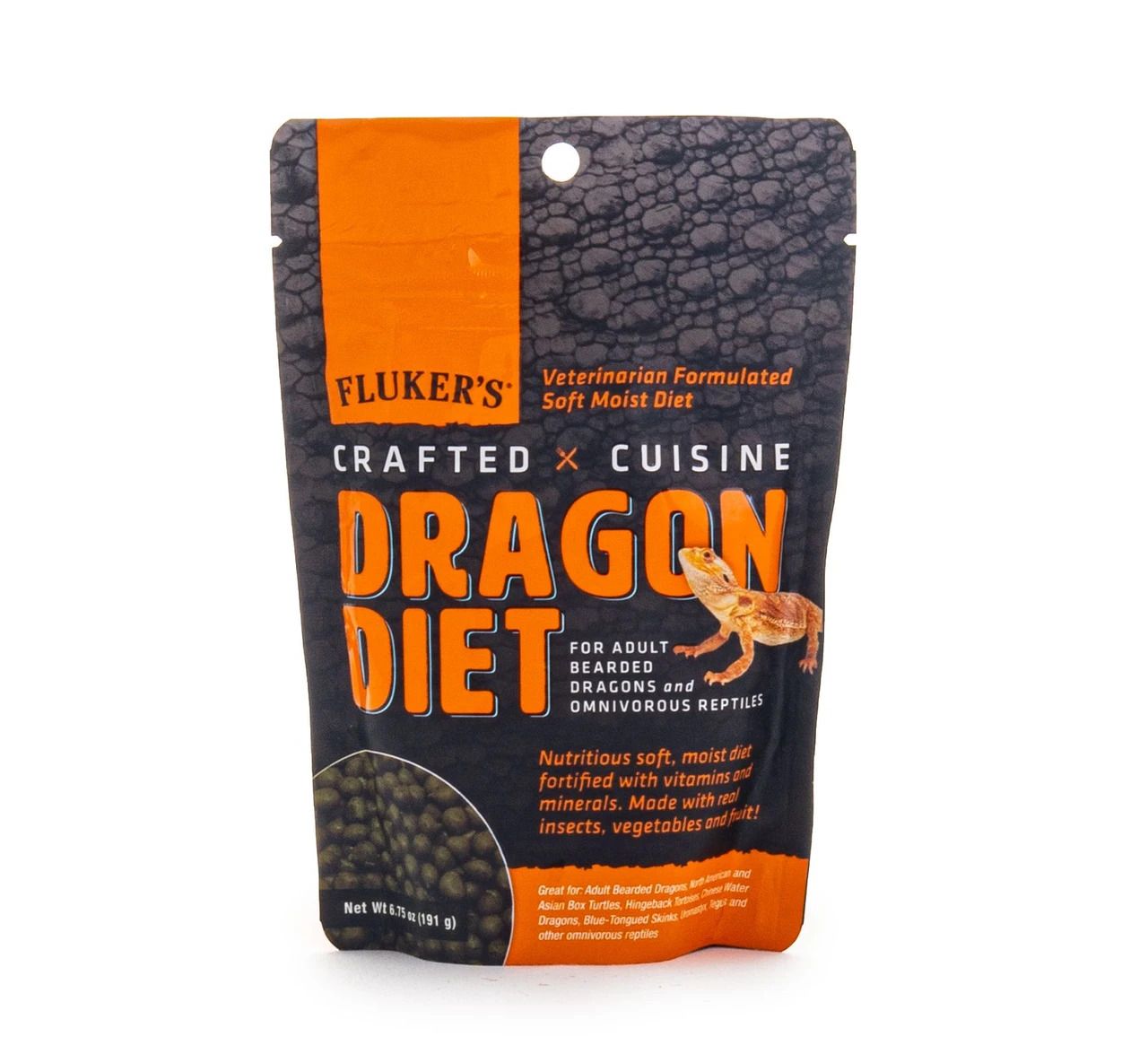 Fluker's Crafted Cuisine Adult Bearded Dragon Diet, Soft Moist Food, Package Size: 6.75oz