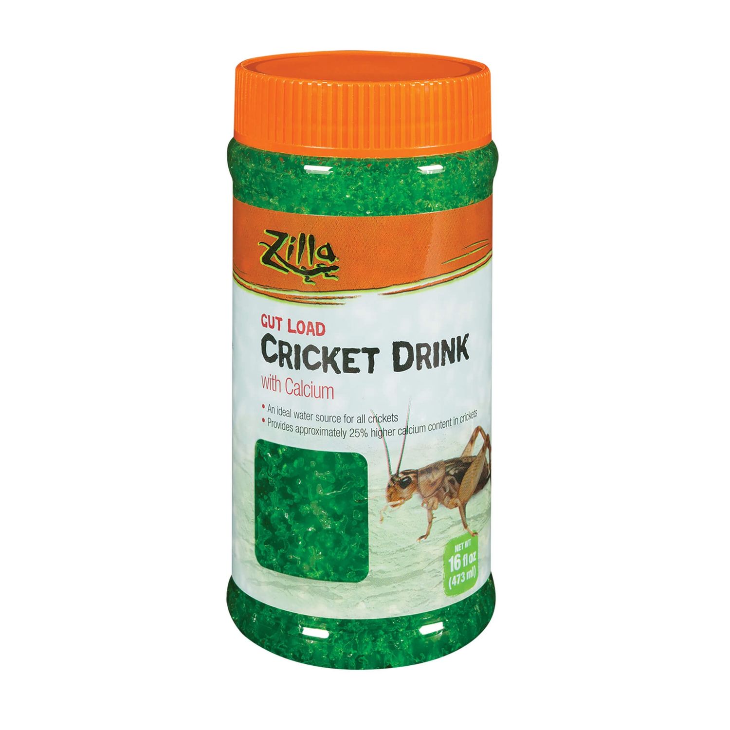 Zilla Gut Load Cricket Drink with Calcium, Size: 16oz