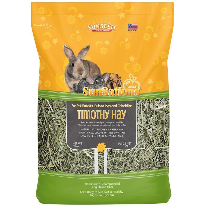 Sunseed SunSations Natural Timothy Hay, Size: 28oz
