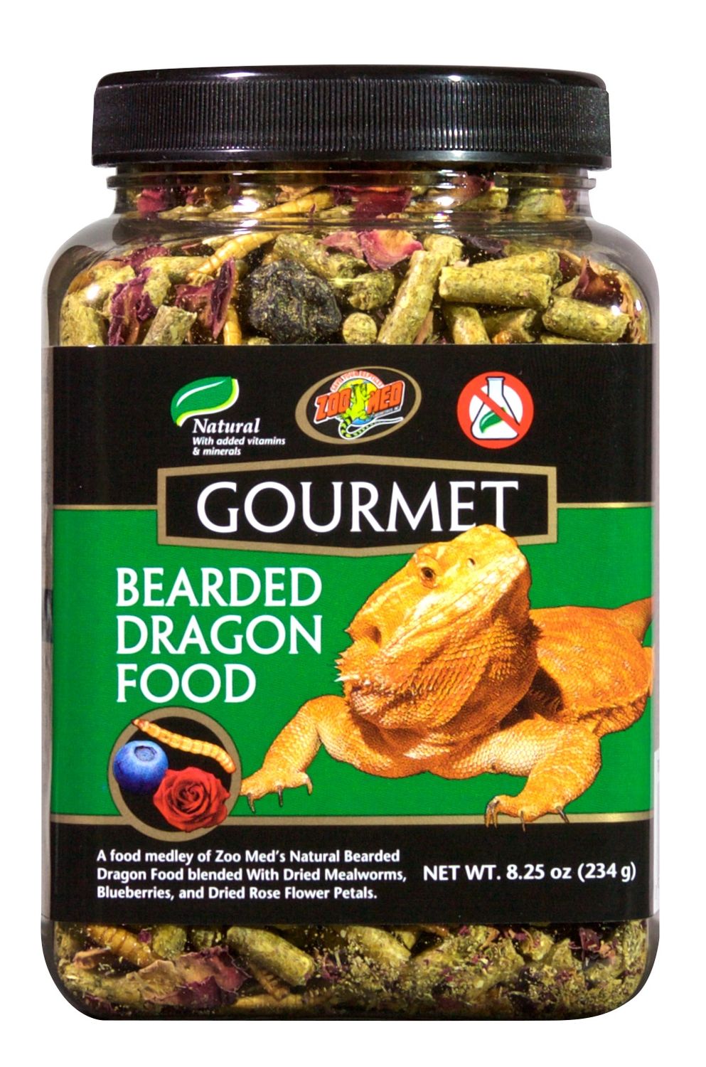 Zoo Med Gourmet Bearded Dragon Food, Size: 8.25oz