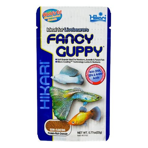 Hikari Fancy Guppy Fish Food, Size: 0.77oz