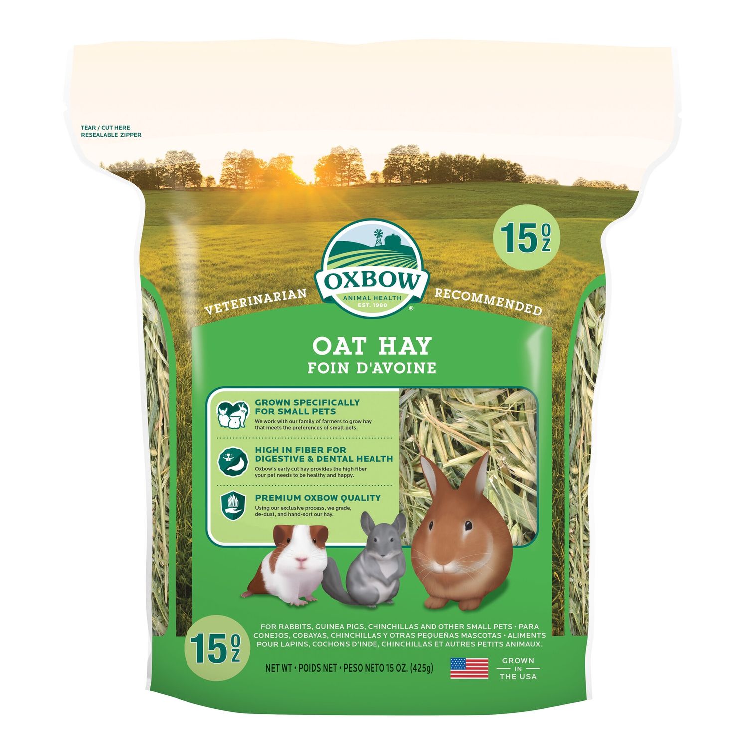 Oxbow Oat Hay, Size: 15oz