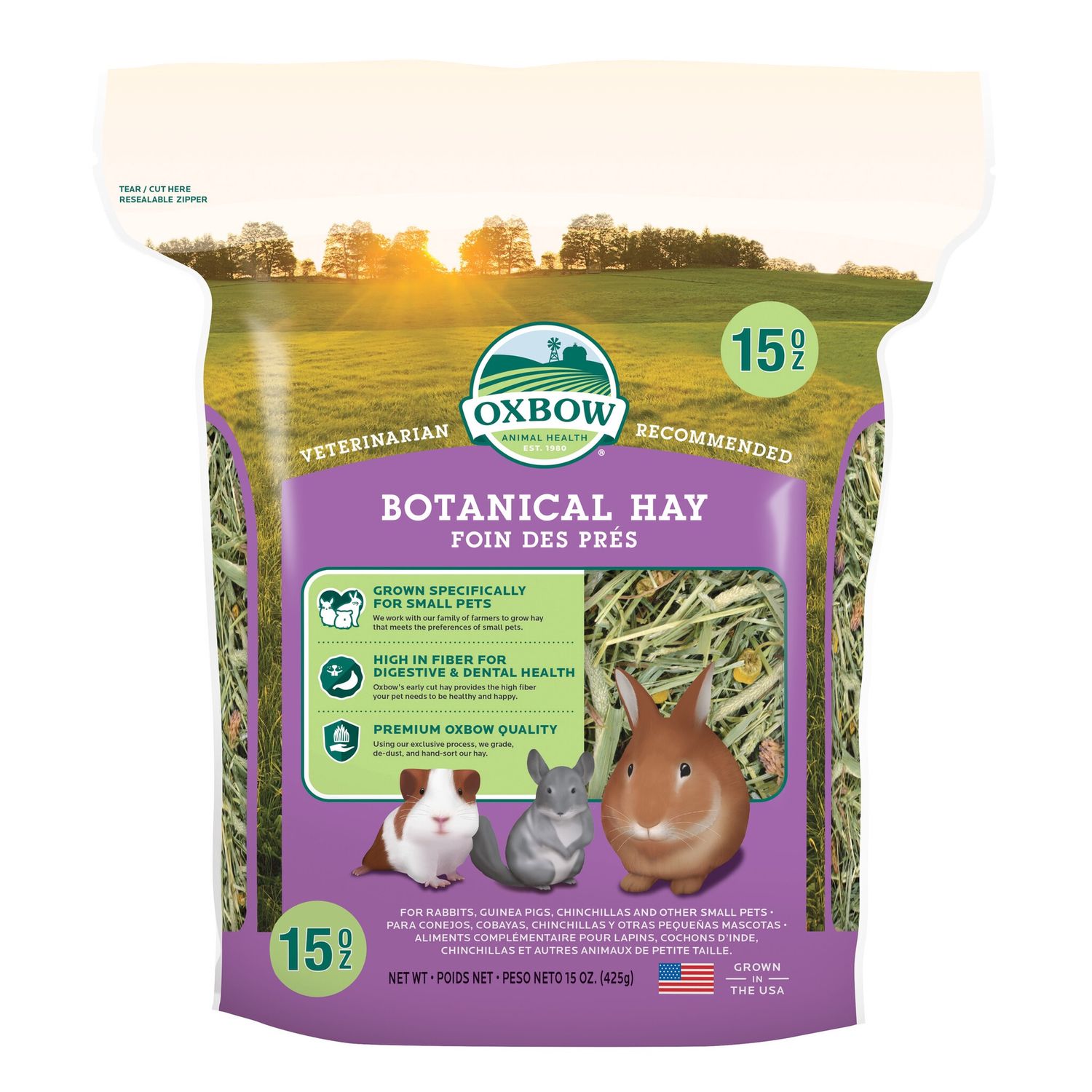 Oxbow Botanical Hay, Size: 15oz