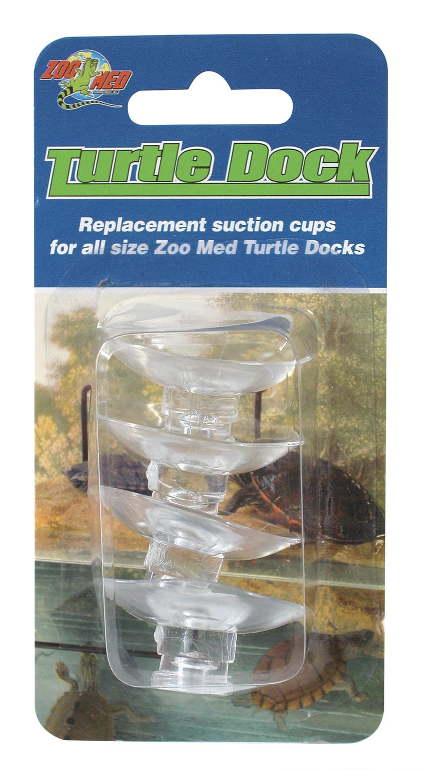 Zoo Med Turtle Dock Replacement Suction Cups, Size: 4-pack