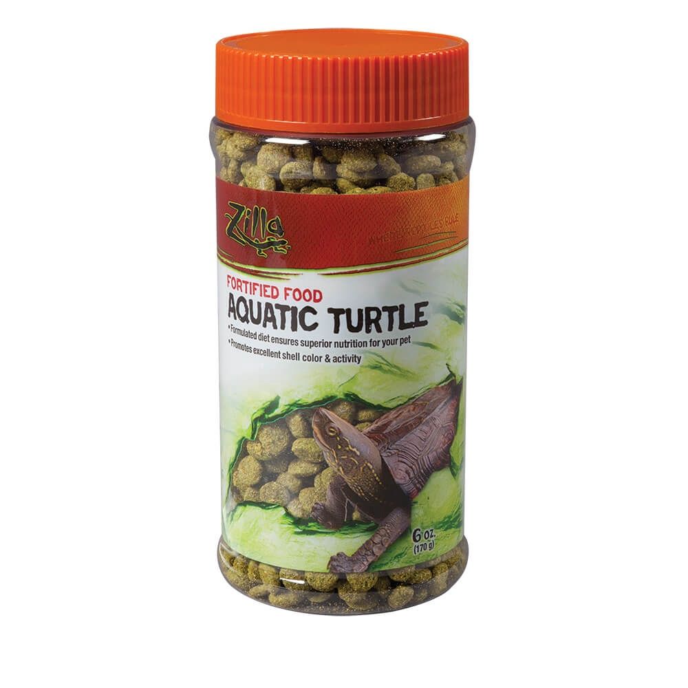 Zilla Fortified Food Aquatic Turtle Food, Size: 6oz