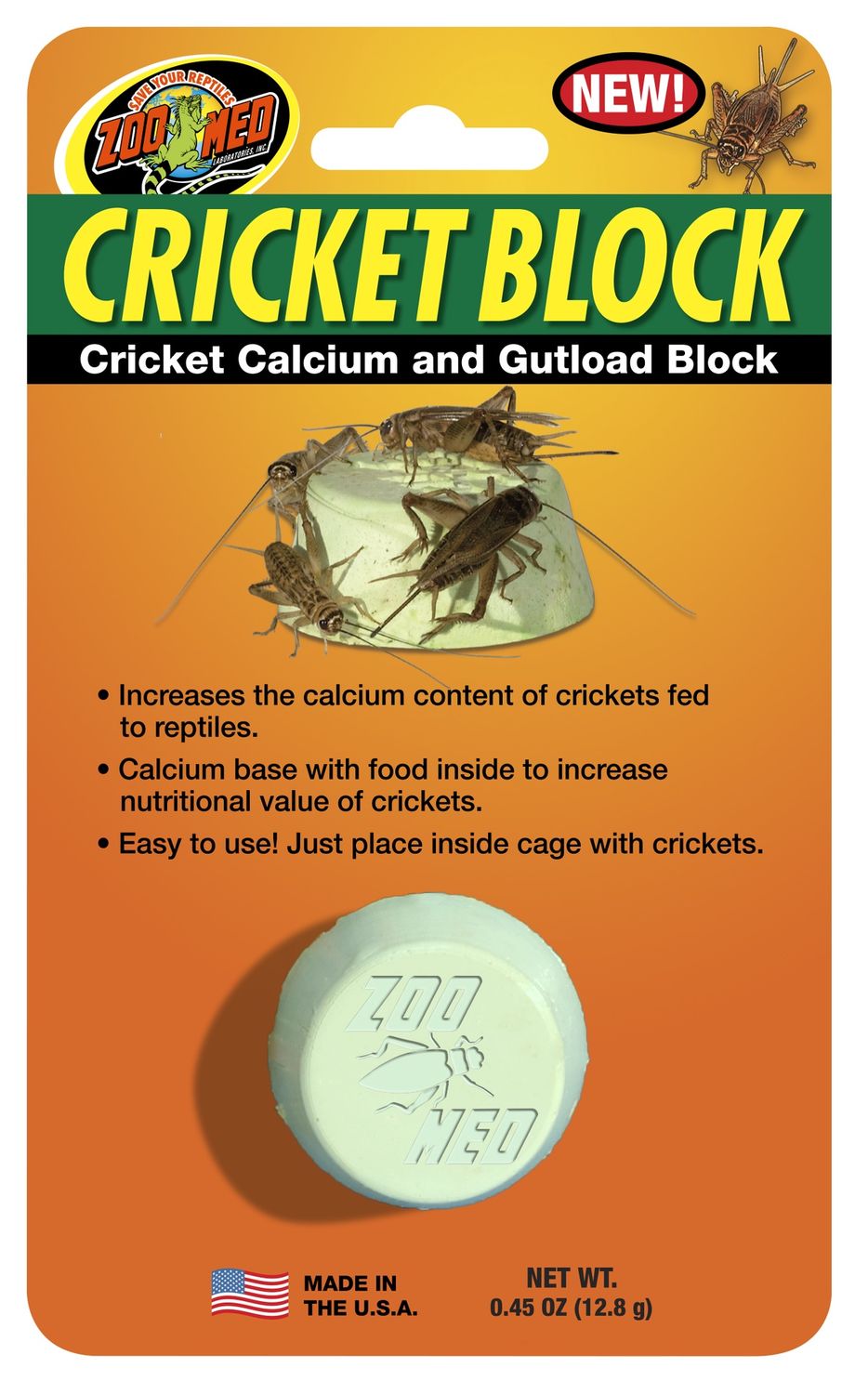 Zoo Med Cricket Food Block, Size: 0.45oz