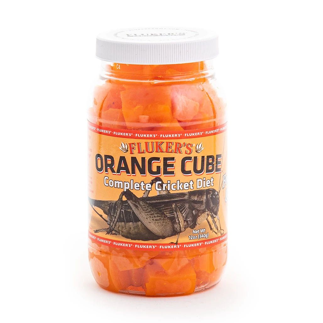 Fluker's Orange Cube Complete Cricket Diet, Package Size: 12oz