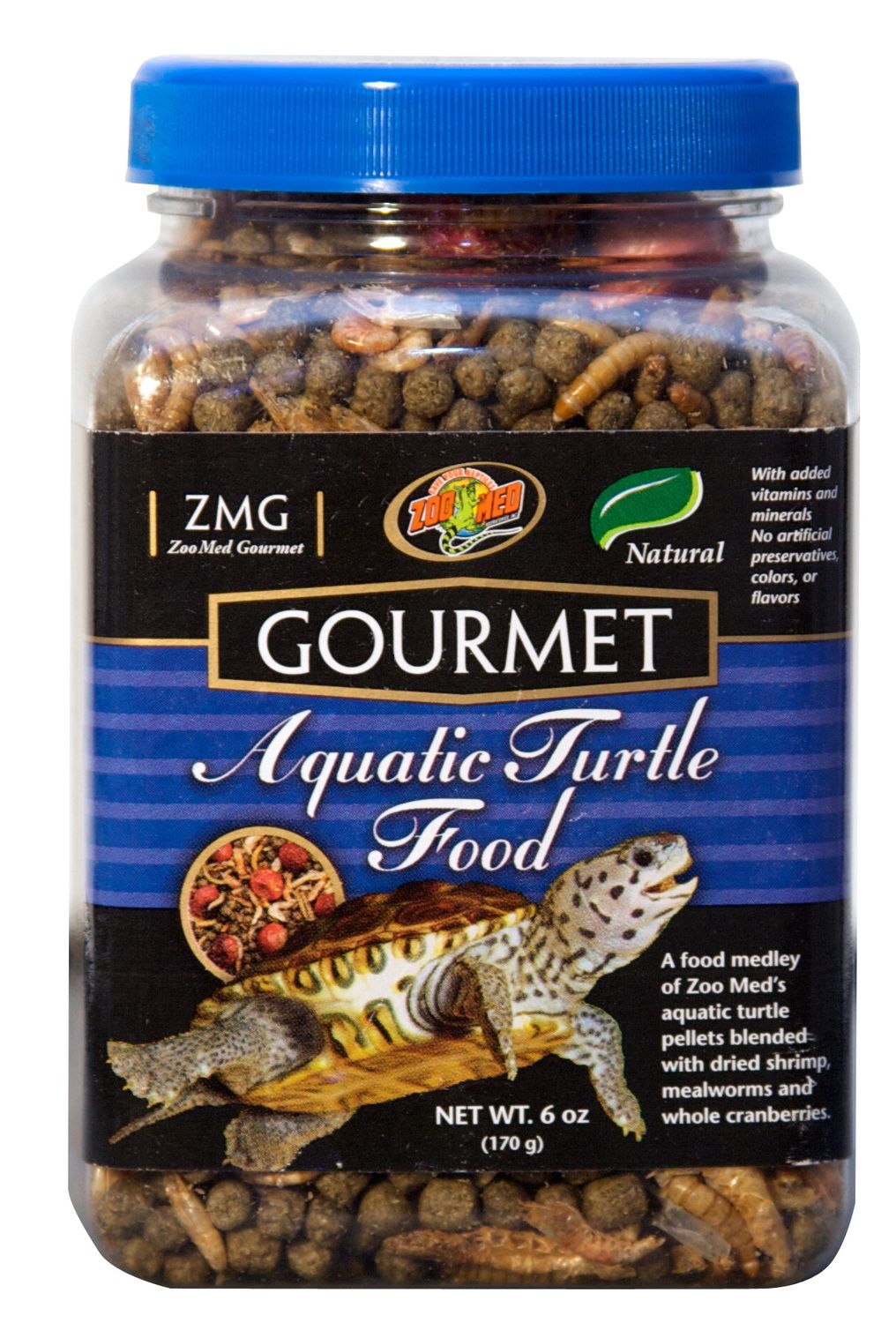 Zoo Med Gourmet Aquatic Turtle Food, Size: 6oz