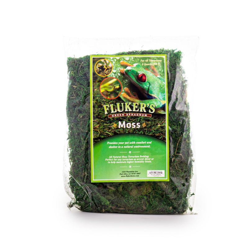 Fluker's All Natural Moss Bedding Substrate, Green