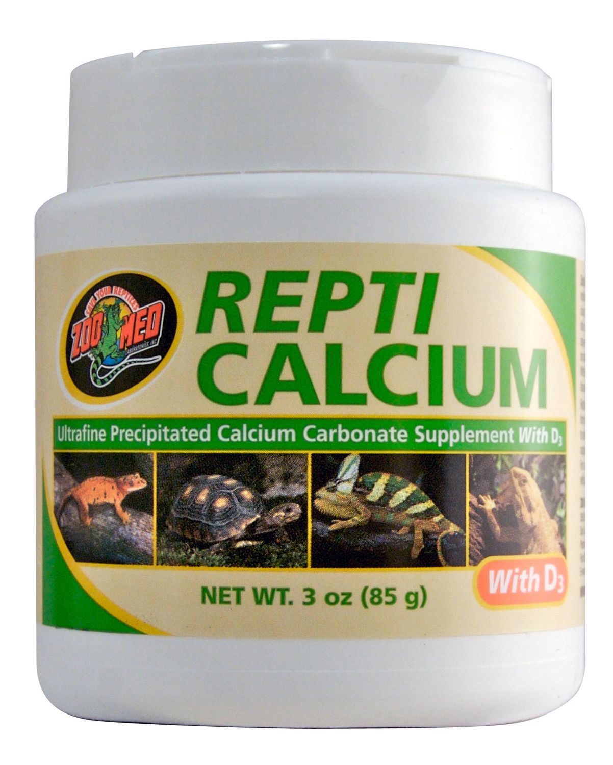 Zoo Med Repti Calcium with D3, Size: 3oz