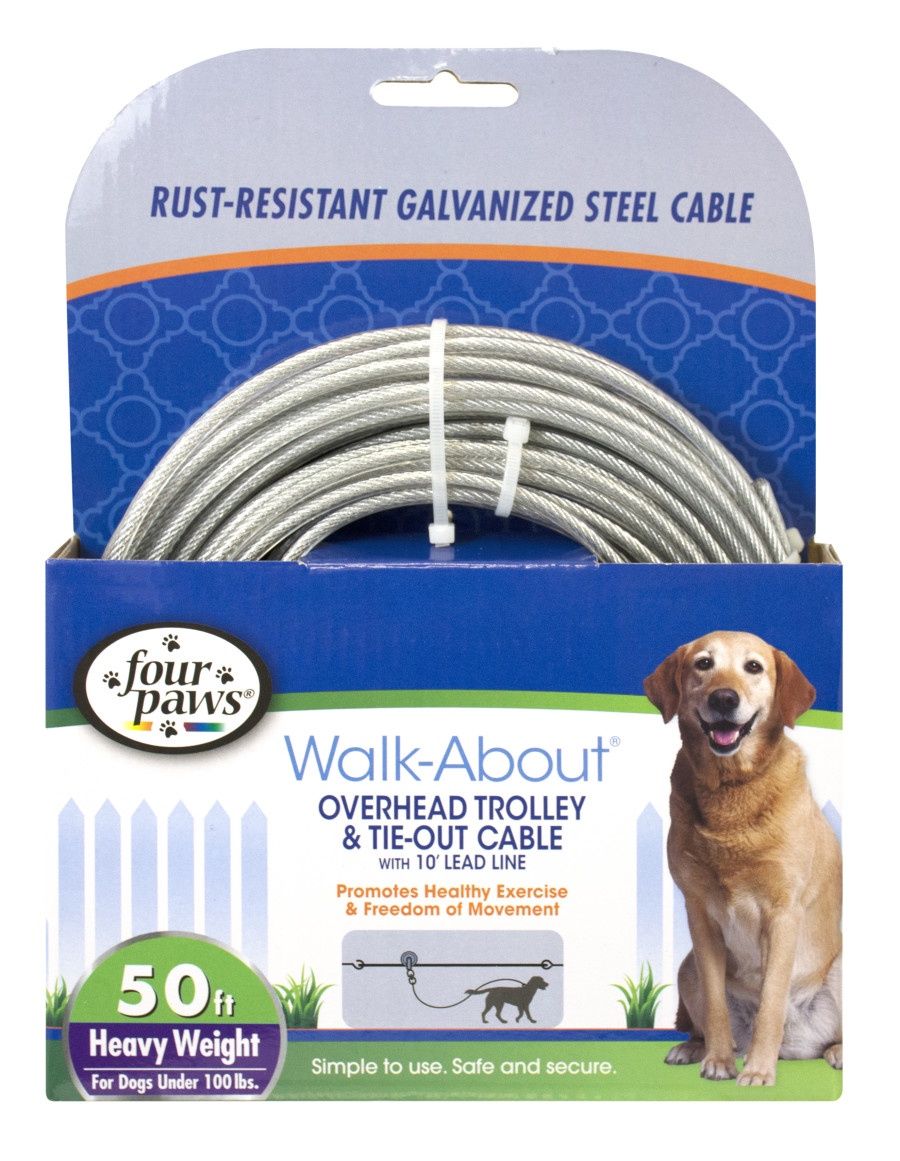Four Paws Heavy Weight Dog Trolley Exerciser, Length: 50 ft.
