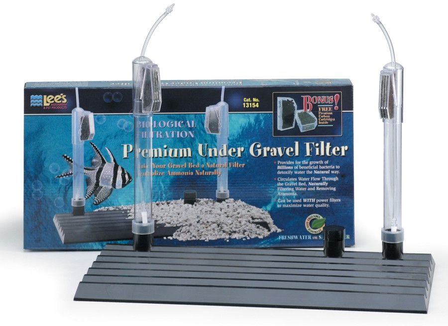 Lee's Aquarium &amp; Pet Products Premium Under Gravel Aquarium Filter, Size: 12" X 24"