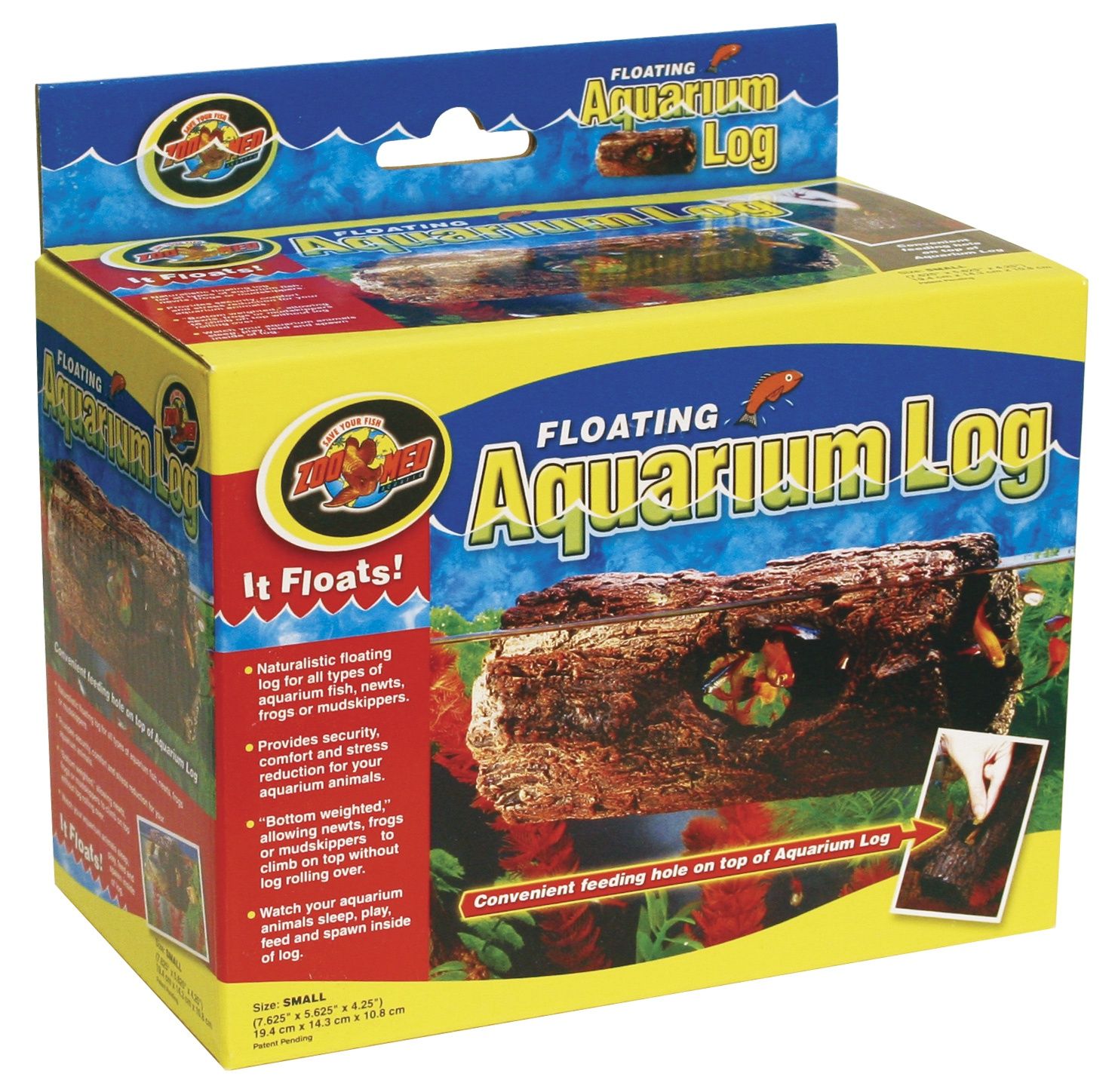 Zoo Med Floating Aquarium Log, Size: Small