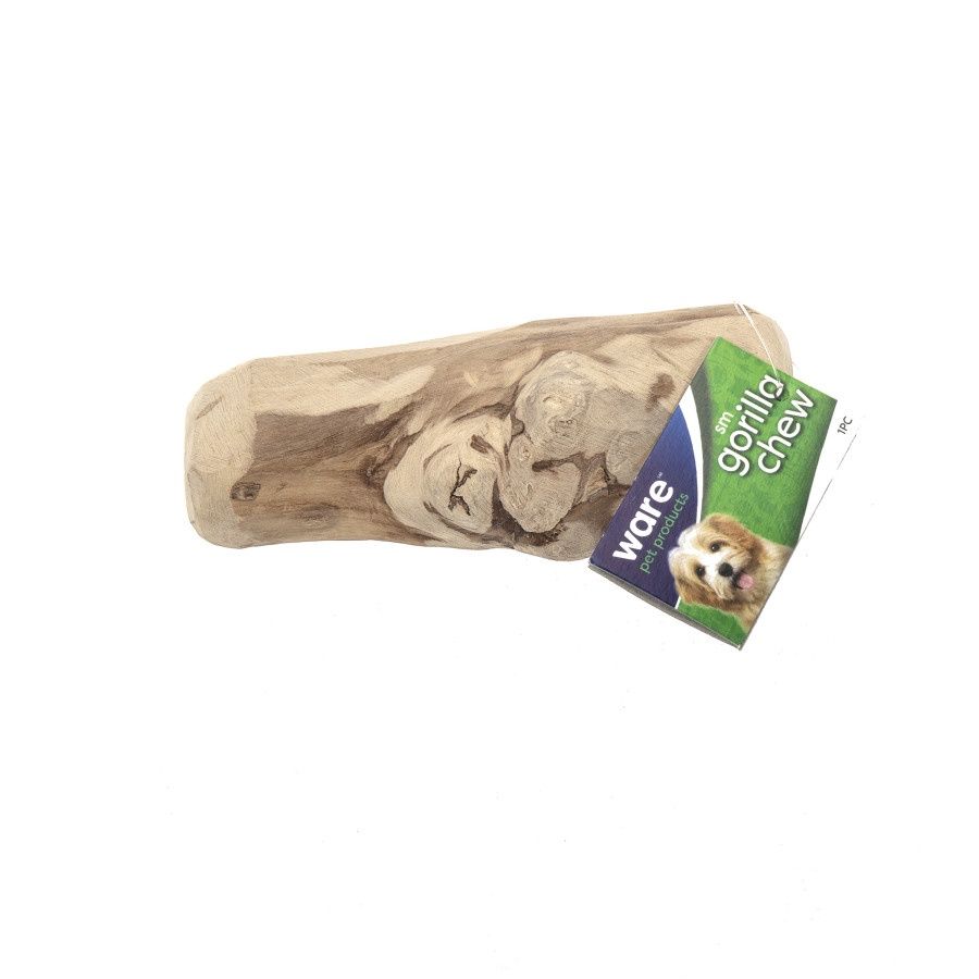 Ware Pet Products Gorilla Wood Chew Dog Toy, Size: Small