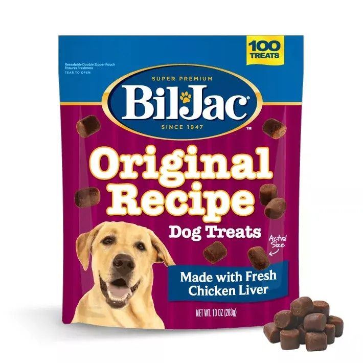 Bil Jac Original Recipe Chicken Liver Soft Dog Treats, Size: 10 oz.