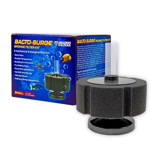 Aquarium Solutions Bacto-Surge Sponge Filter, Size: Small