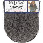 Dogs Gone Smart Dirty Dog Shammy Towel 31"x 13", Color: Grey