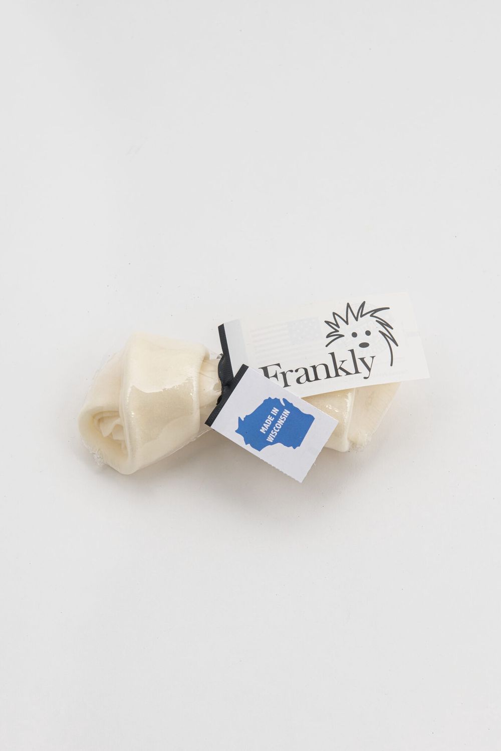 Frankly Beef Collagen Bone Dog Chew, Flavor: Natural, Size: 7-8 Inch