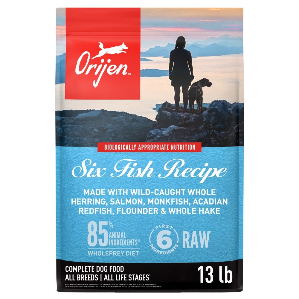 Orijen Six Fish Recipe Dry Dog Food, Size: 13lb