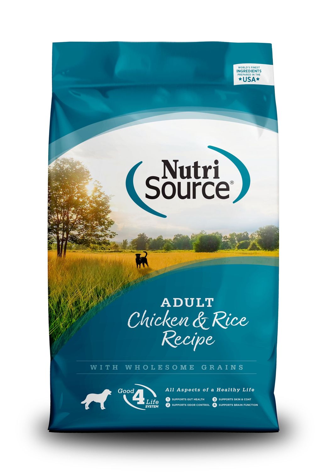 NutriSource Chicken &amp; Rice Dry Adult Dog Food, Size: 26LB