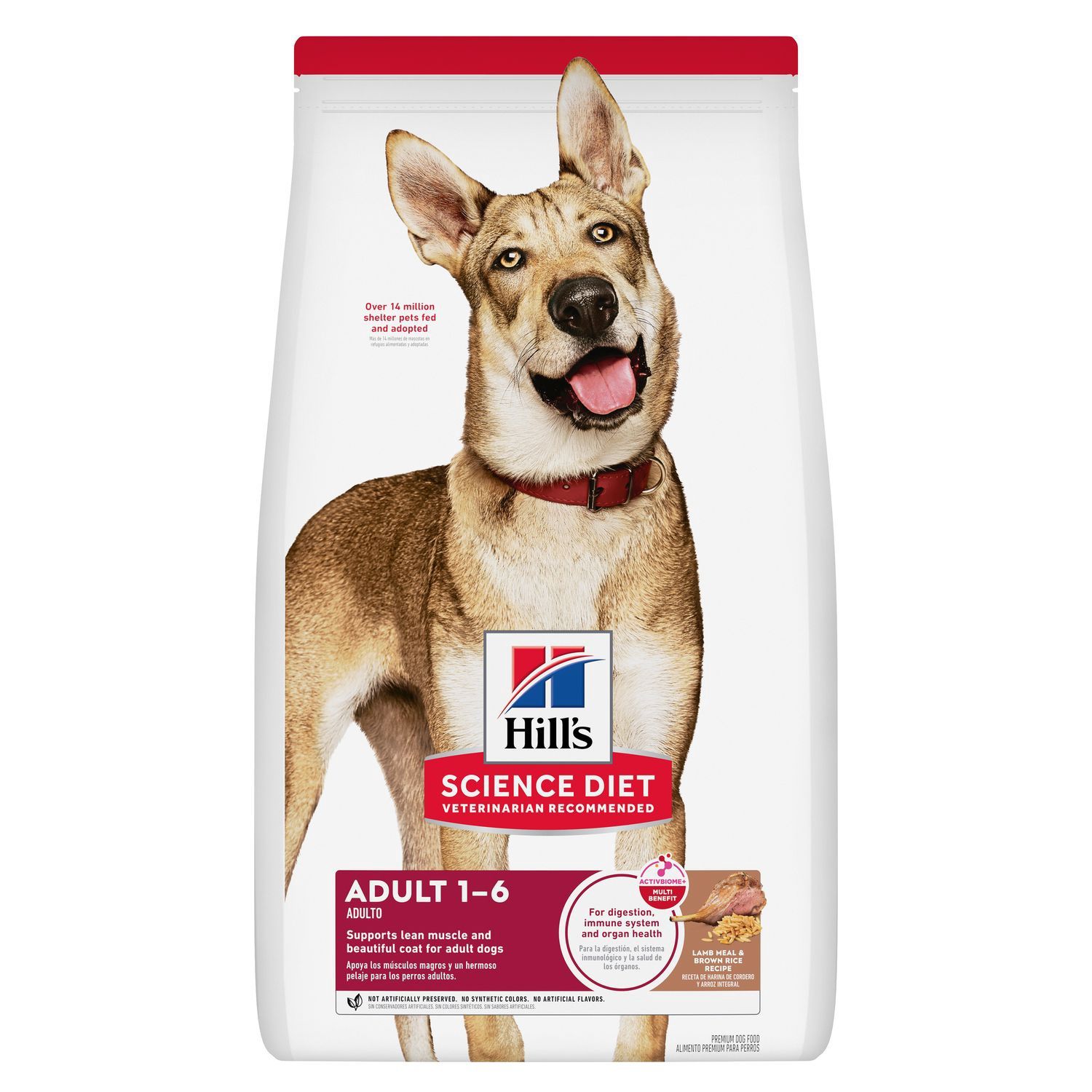 Hill's Science Diet Adult 1-6 Lamb &amp; Rice Dry Dog Food, Size: 33lb