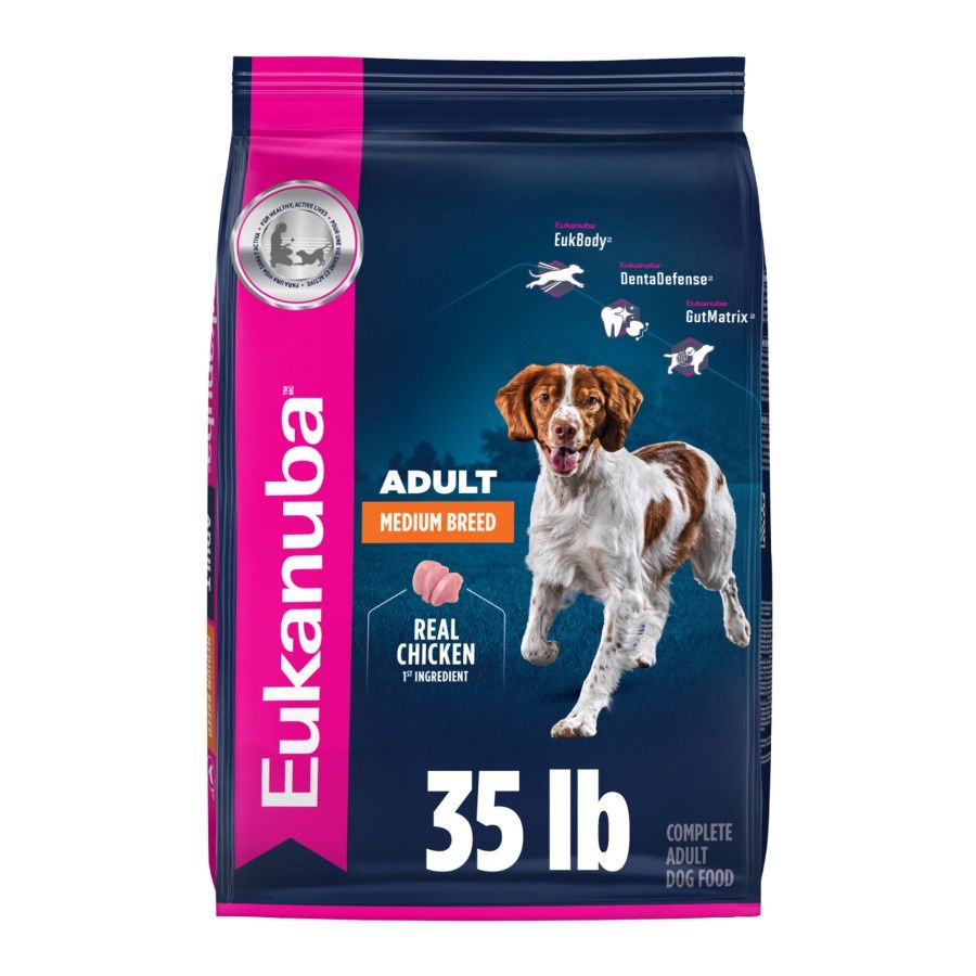 Eukanuba Adult Medium Breed Dry Dog Food, Size: 35lb.