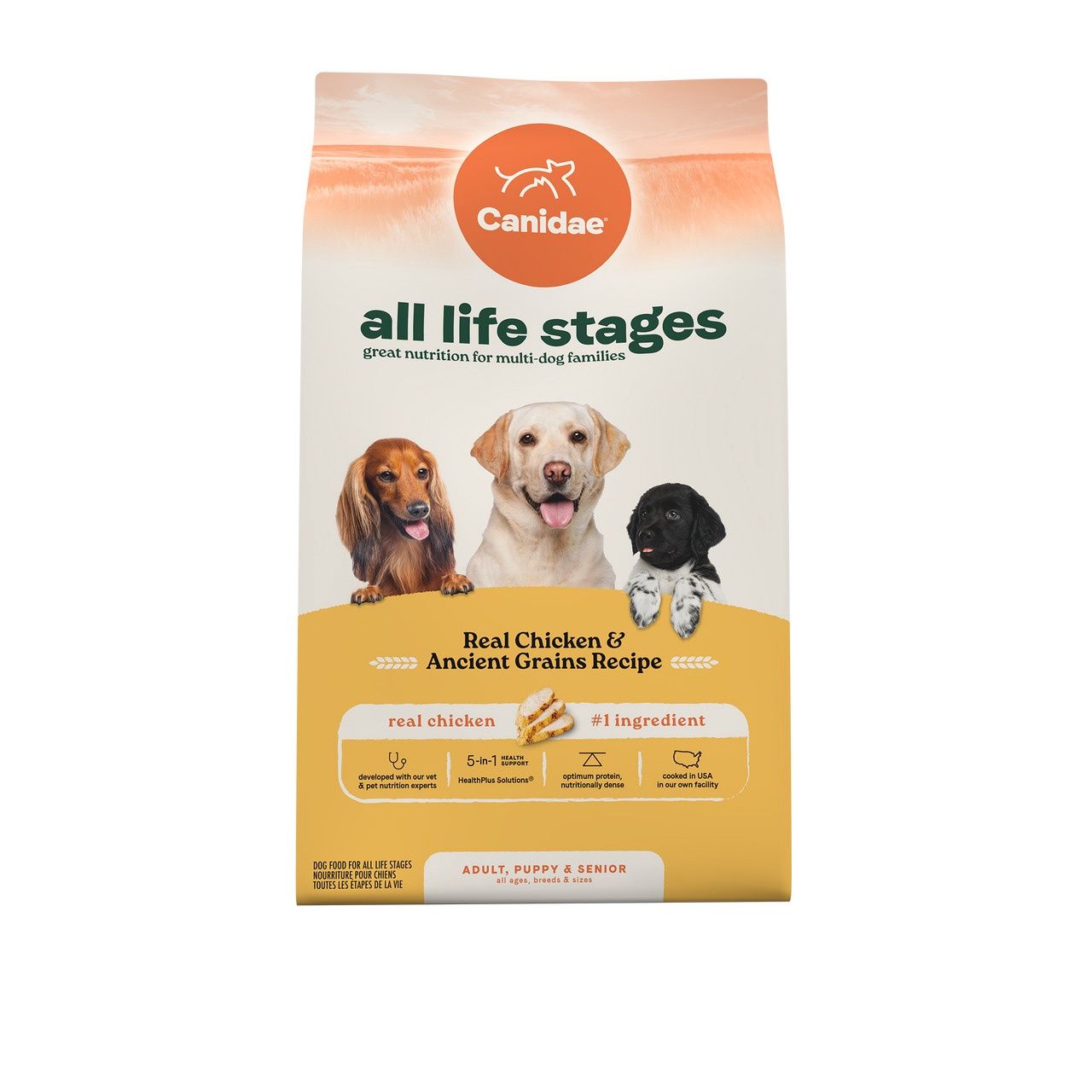 Canidae All Life Stages Chicken &amp; Ancient Grains Dry Dog Food, Size: 5lb