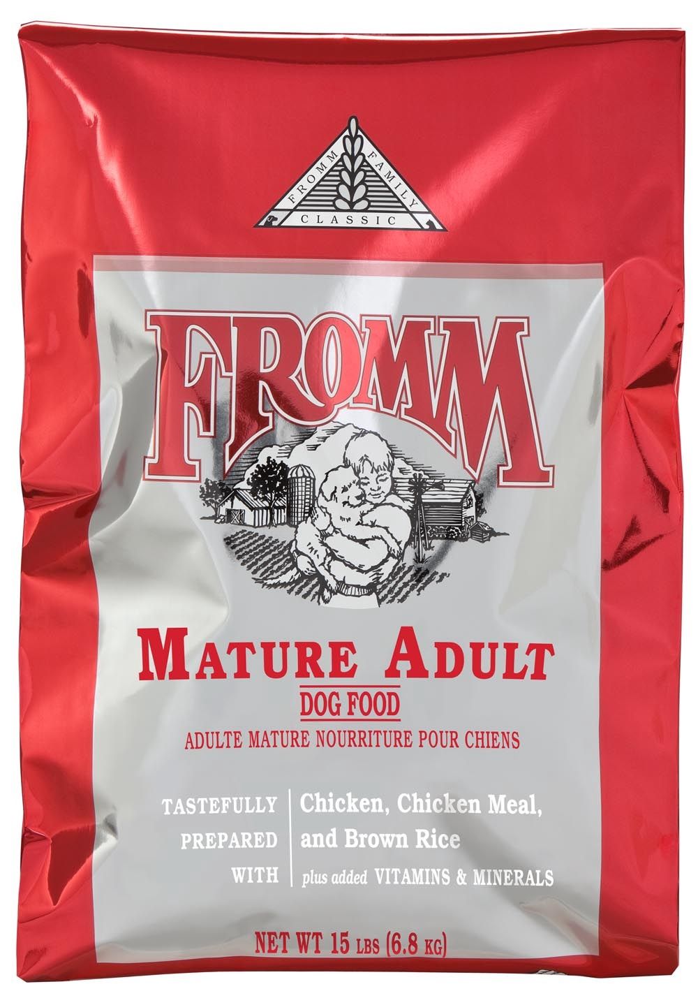 Fromm Classic Mature Dry Dog Food, Size: 15LB