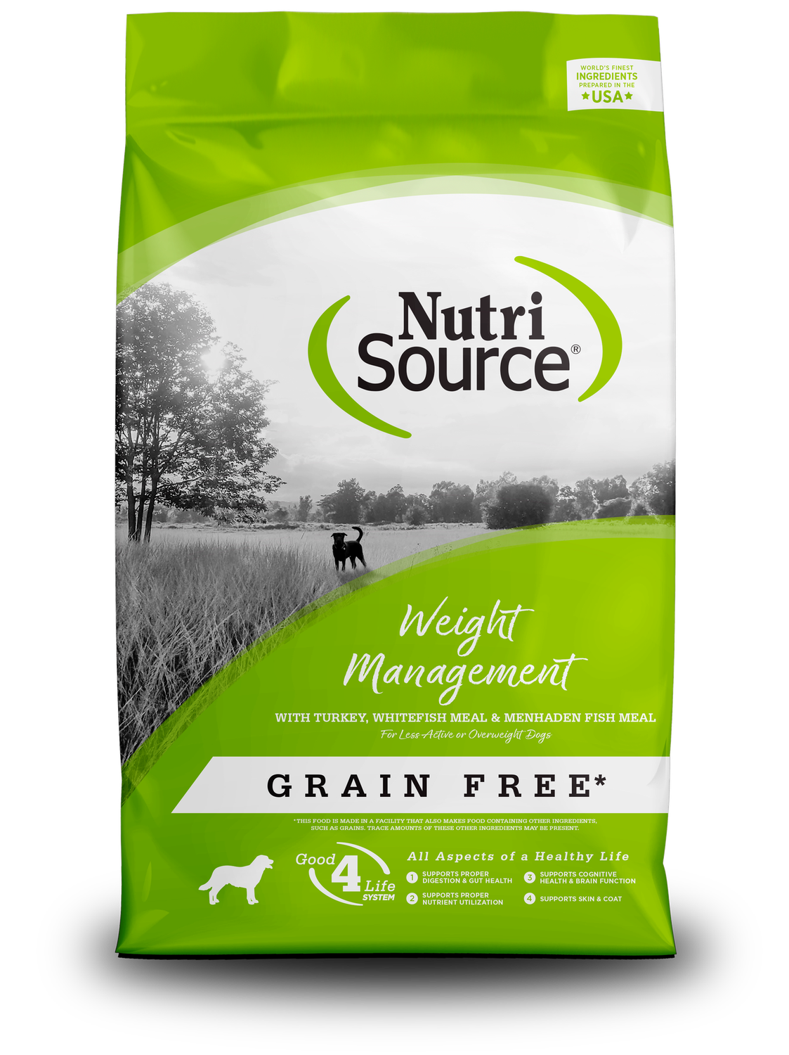 NutriSource Weight Management Grain Free Dry Dog Food, Size: 4LB
