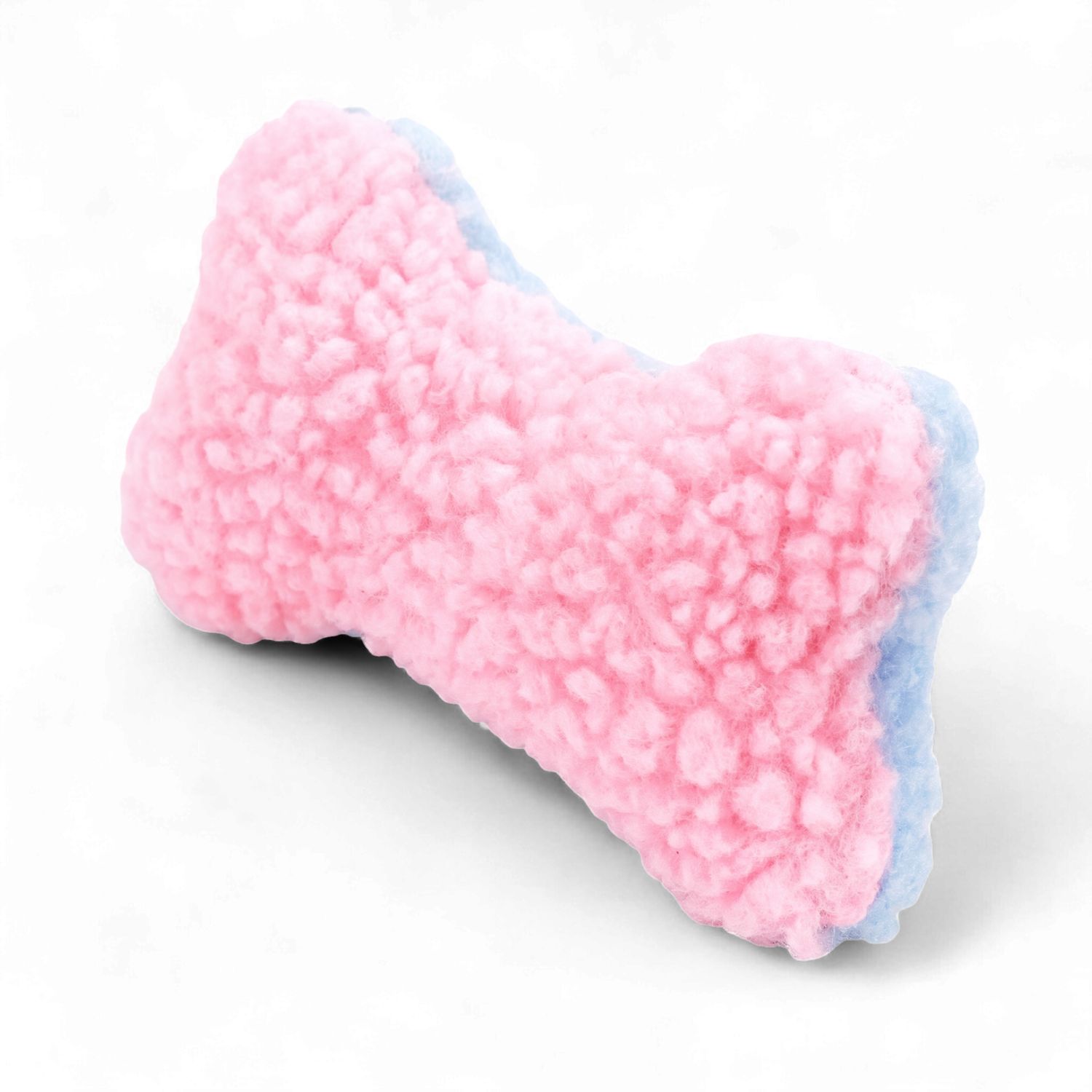 Li'l Pals 4.5" Fleece Bone - Squeaker Dog Toy