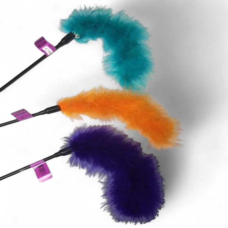 Cat Claws Cat Teaser Monkey Tail Wand Cat Toy 18 inch