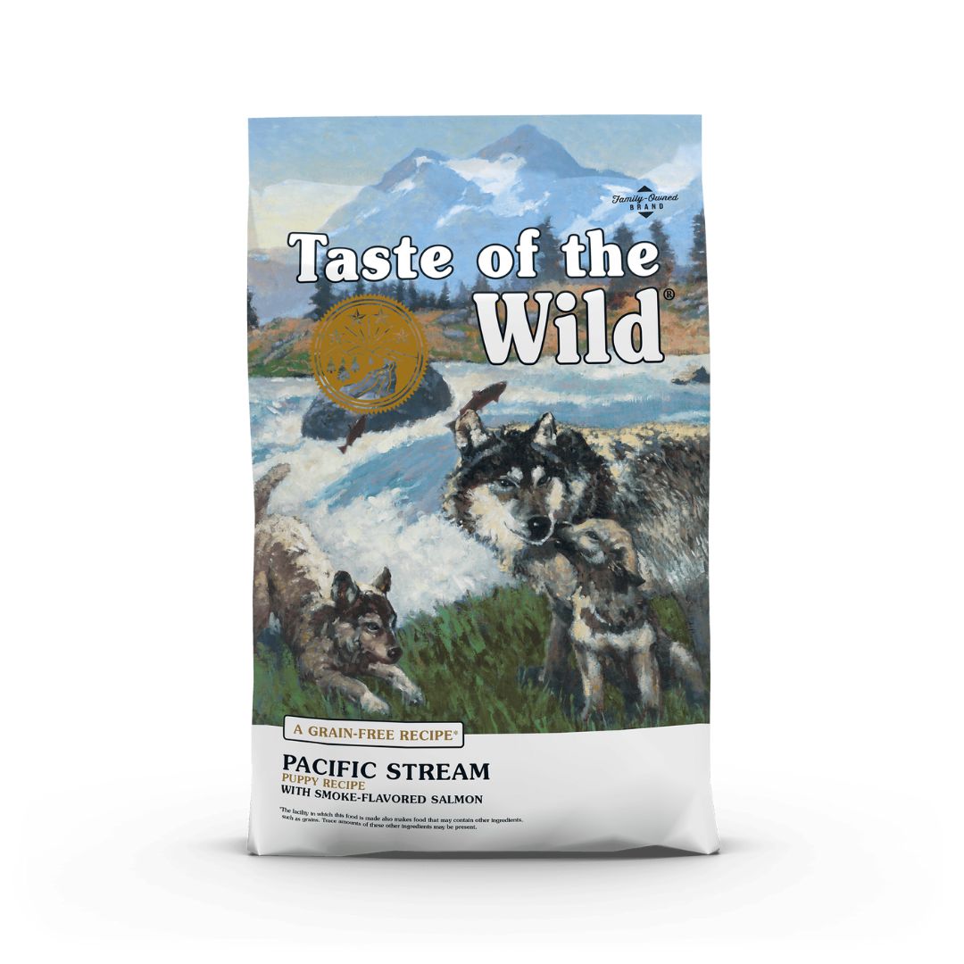 Taste of the Wild Pacific Stream Puppy Dry Dog Food Taste of the Wild Pacific Stream Puppy Dry Dog Food, Size: 5LB