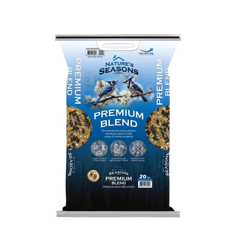Nature's Seasons Premium Blend Wild Bird Seed, 20lb Bag