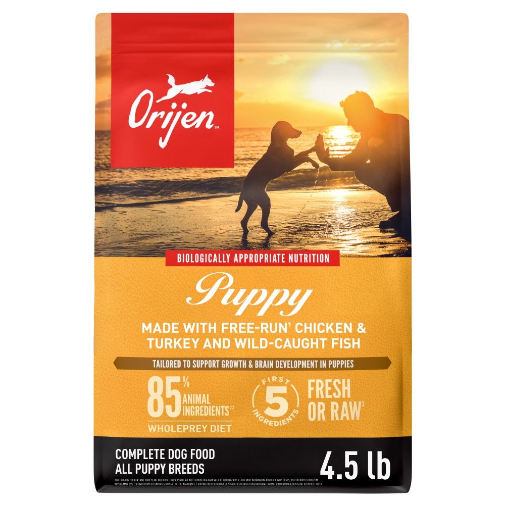 Orijen Puppy Dry Dog Food, Size: 4.5lb