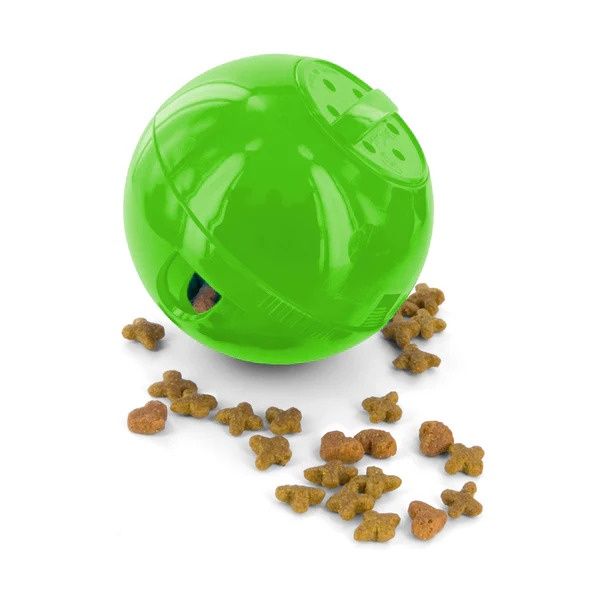 PetSafe SlimCat Interactive Feeder Ball, Color: Green
