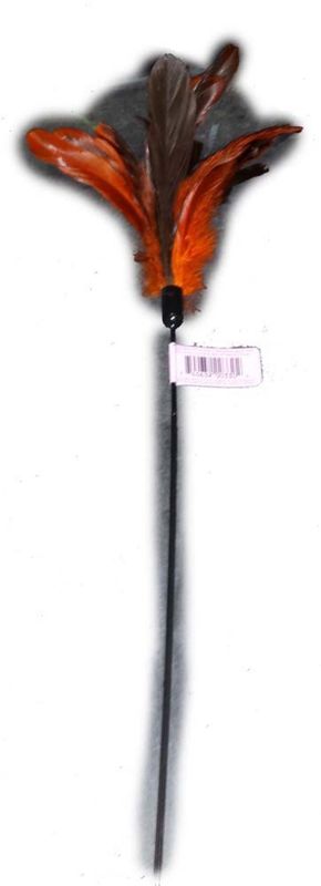 Cat Claws Cat Teaser Starburst Feather Wand Cat Toy 18 inch