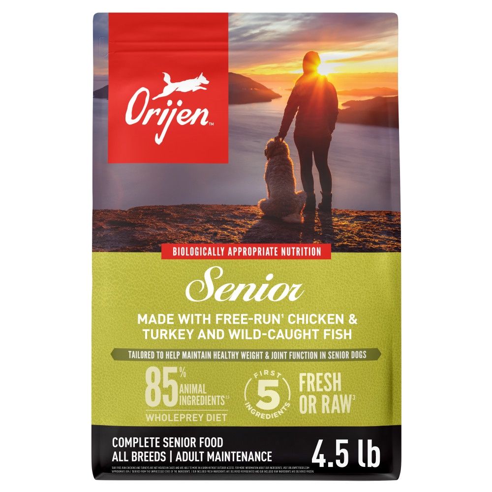 Orijen Senior Dry Dog Food, Size: 4.5lb