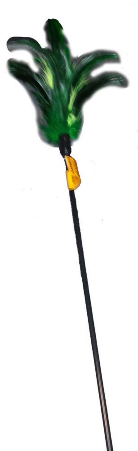 Cat Claws Cat Teaser Starburst Feather Wand Cat Toy Multi-Color 30 inch