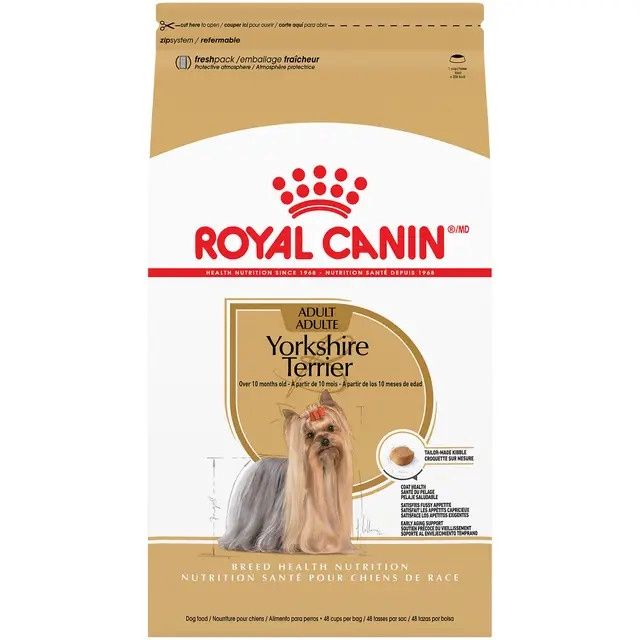 Royal Canin Yorkshire Terrier Dry Dog Food, Package Size: 10 lb.