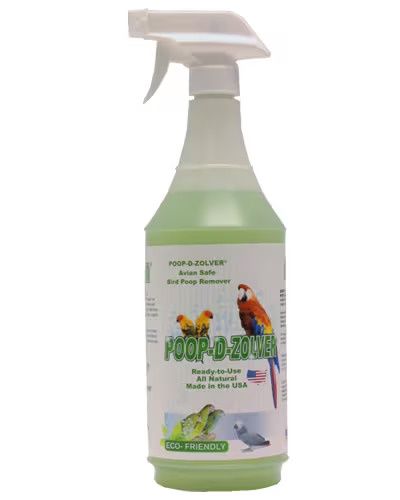 A&amp;E Cage Company Poop D Zolver Pet Bird Cage Cleaner, Size: 32fl oz