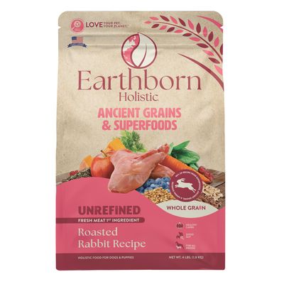 Earthborn Holistic Unrefined Roasted Rabbit Dry Dog Food