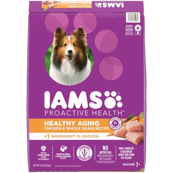Iams Proactive Health Healthy Aging Dry Dog Food, Size: 15lb