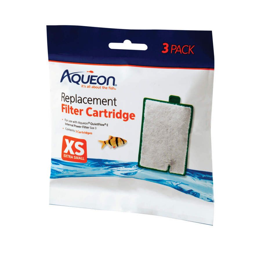 Aqueon Replacement Filter Cartridges, Package Size: 3 pack, Size: X-Small