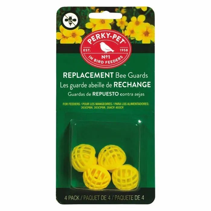 Perky-Pet® Replacement Yellow Bee Guards, Package Size: 4/pk