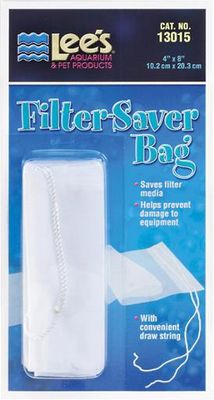 Lee's Aquarium &amp; Pet Products Filter Saver Bag 4" x 8"