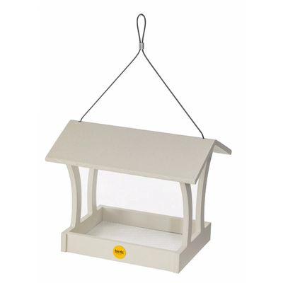 Birds Choice Fly-Thru Bird Feeder in Sea Salt Recycled Plastic