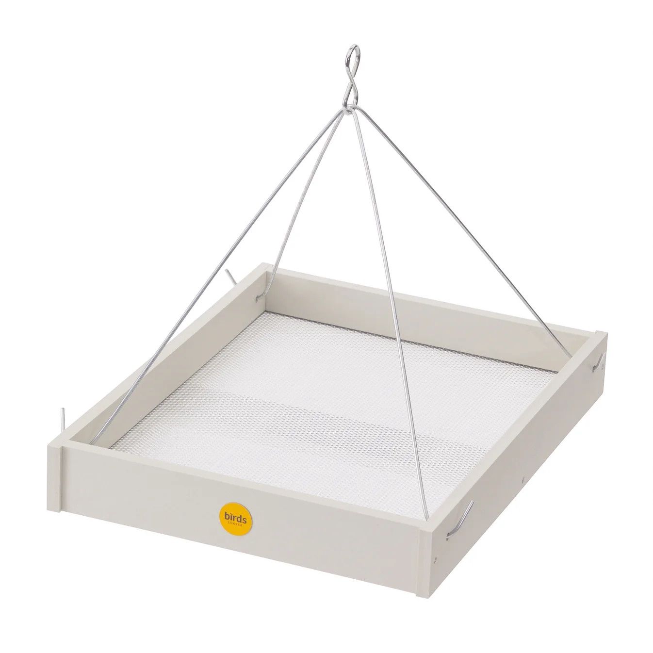 Birds Choice Large Hanging Platform Bird Feeder in Sea Salt Recycled Plastic