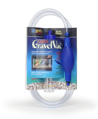 Lee's Aquarium &amp; Pet Products Squeeze-Bulb Ultra Gravel Vacuum Cleaner 10"