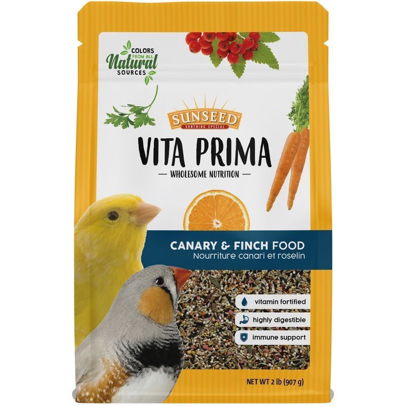Sunseed Vita Prima Canary &amp; Finch Food, Size: 2lb